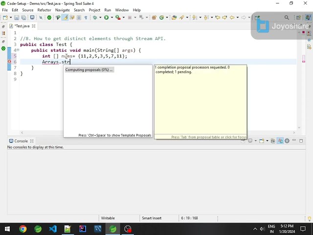 Get distinct elements in array through Stream API in Java 8