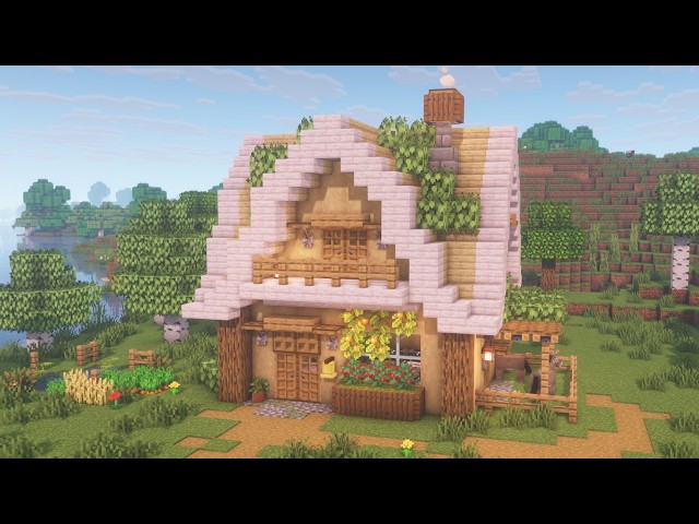 [Minecraft] 🍂🌼 Aesthetic Small House / Starter House / Tutorial