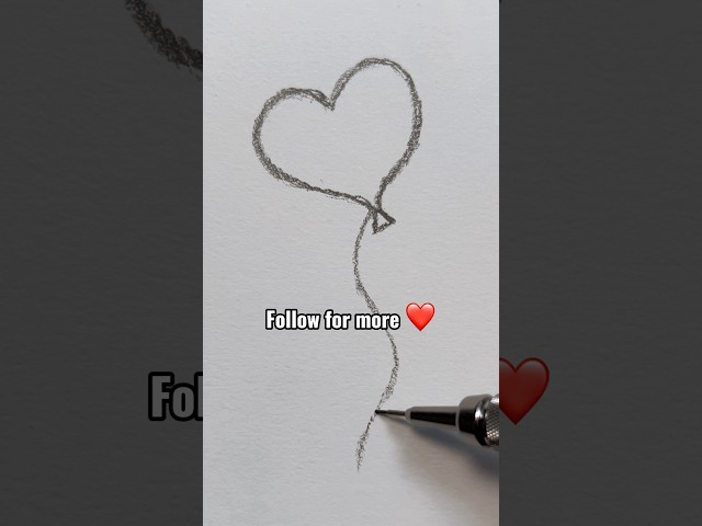 Cute Things to Draw When Bored - day 1 #easy #cute #sketch #art #drawing #tutorial #balloon