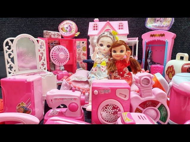 8 Minutes Satisfying with Unboxing Cute Princess House ＆ Cozy Bedroom Collection Toys Review｜ASMR