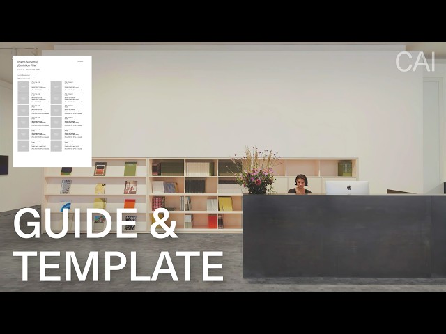 How To Make an Exhibition Checklist (Like a Gallery)
