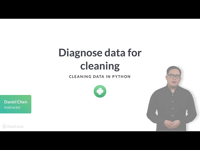 Python Tutorial: Diagnose data for cleaning