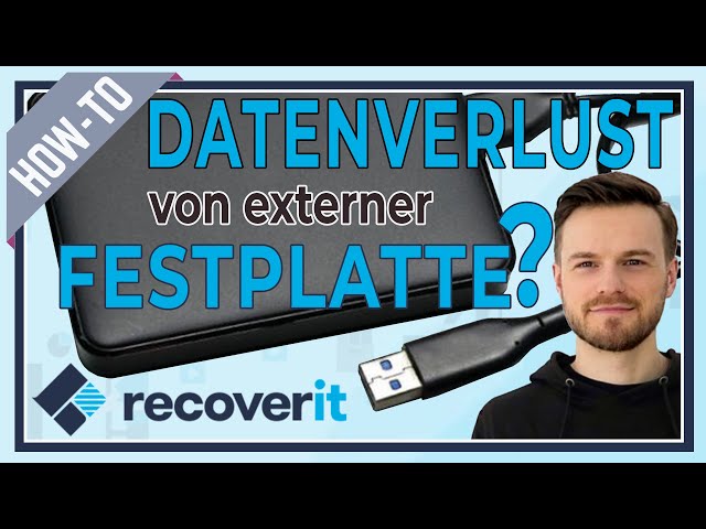 Externe Festplatte Daten retten:  In nur 3 Schritten!