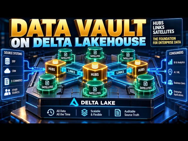 Modernized Data Vault on Databricks: - Architecting Hubs, Links & Satellites on Delta Lake