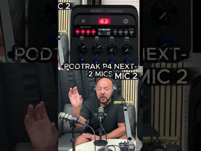 PODTRAK P4 NEXT- 2 MIC AUDIO TEST