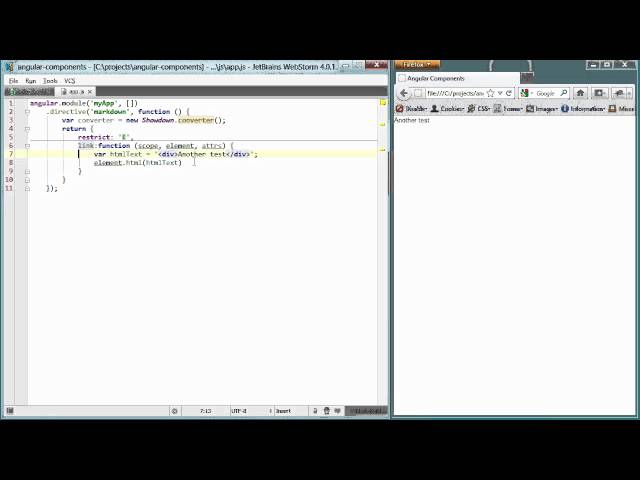 AngularJS - Custom Components - Part 1