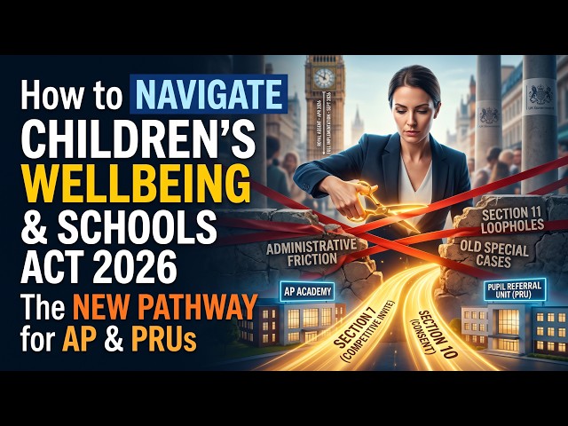 How to Navigate the Children's Wellbeing & Schools Act 2026: The New Pathway for AP Academies & PRUs