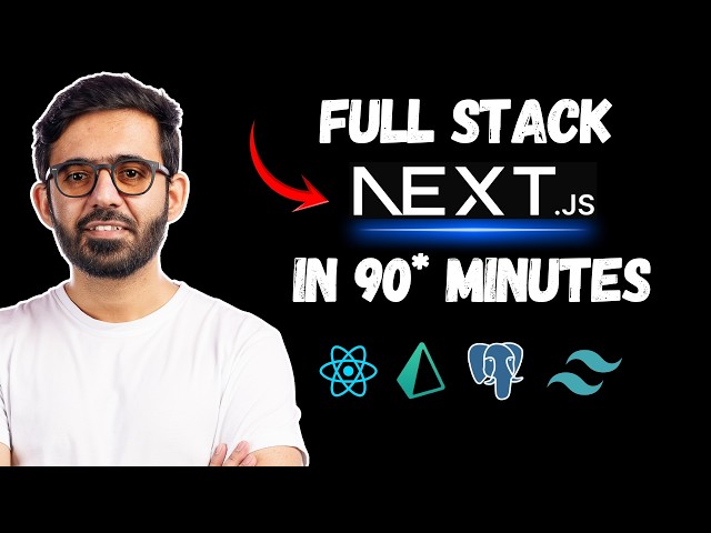 Next.js Crash Course - (Full Stack TypeScript, React 19, Postgres & Prisma)