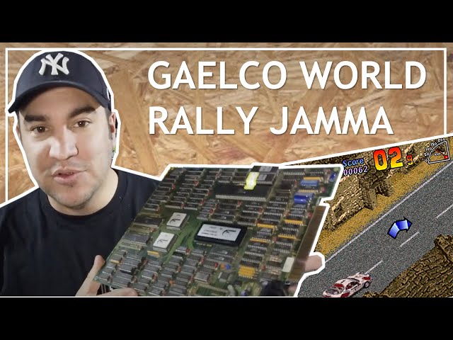Gaelco World Rally Arcade Jamma | Monitor Sync & Game Play | Glitching