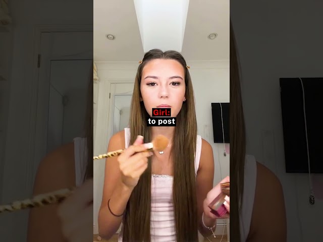 Her First Makeup Tutorial 💄✨
