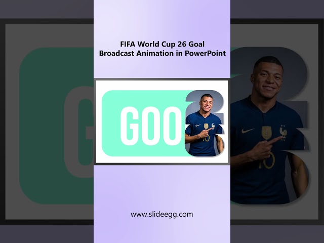 FIFA World Cup 26 Goal Broadcast Animation in PowerPoint