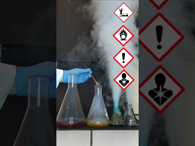 🌫️✨ COMMENT CRÉER UN BROUILLARD INSTANTANÉ ? ✨🌫️ #science #chemistry #chimie #experiment