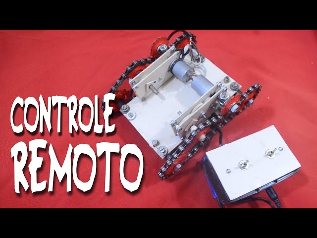 Controle para veiculo esteira lagarta! - Gambiarras extremas #2