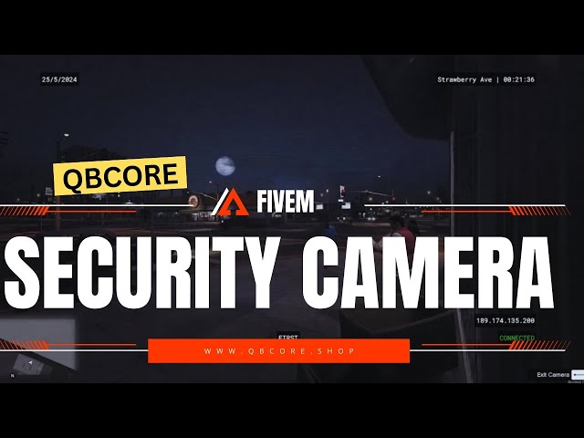 [QBCORE} Security Camera System  | FiveM Script