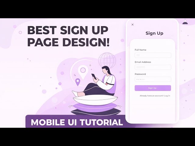 Create a Modern Sign-Up Page in Minutes!
