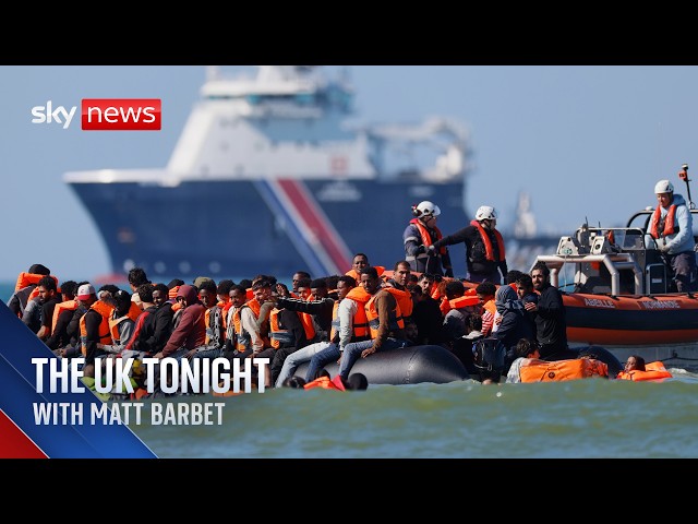 New tactics used to get illegal migrants across the channel | The UK Tonight with Matt Barbet