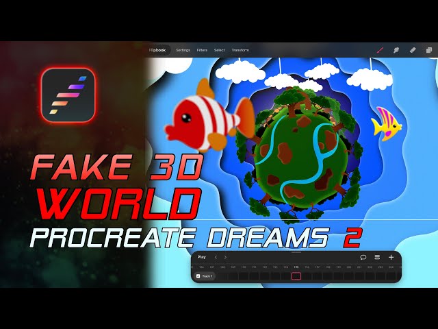 Fake 3D World Procreate Dreams