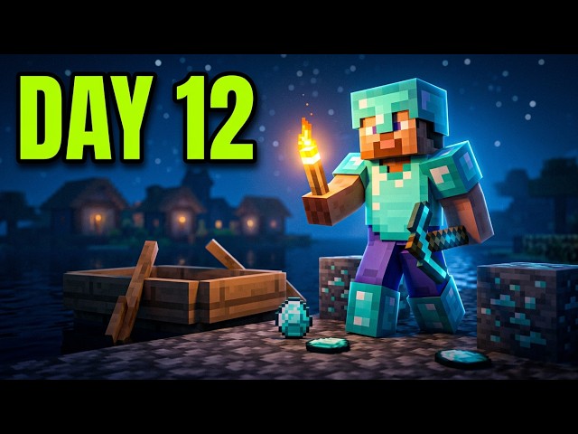 Can A Noob Survive Day 12 In Minecraft?