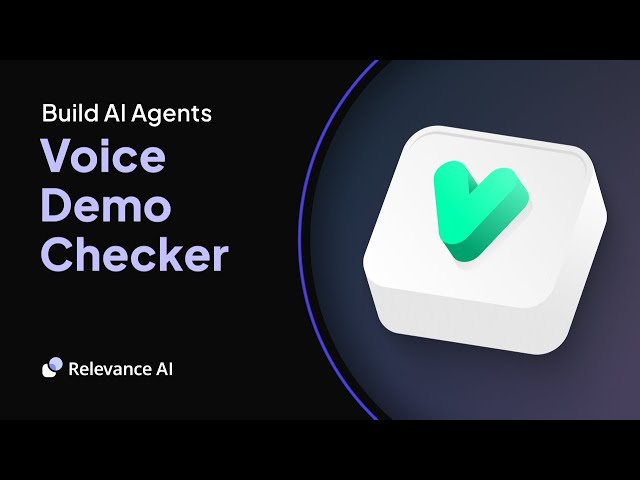 Voice AI Agent Sets Appointments | Relevance AI