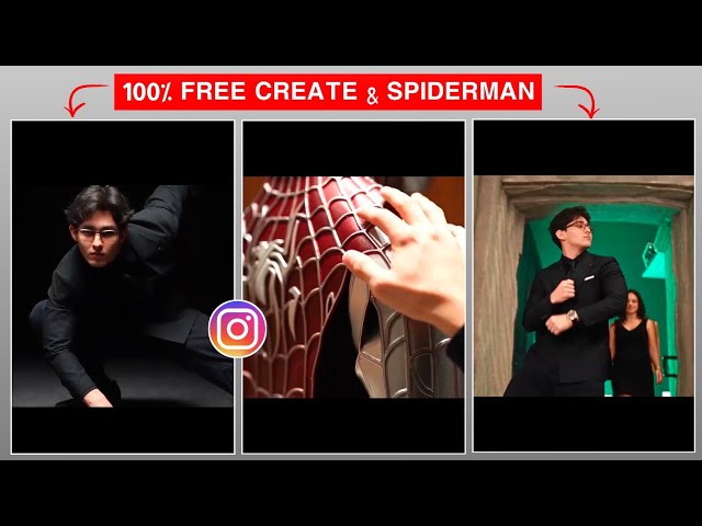 Instagram Trending Spider-Man AI Video Editing | Spider-Man AI Video Editing Prompt
