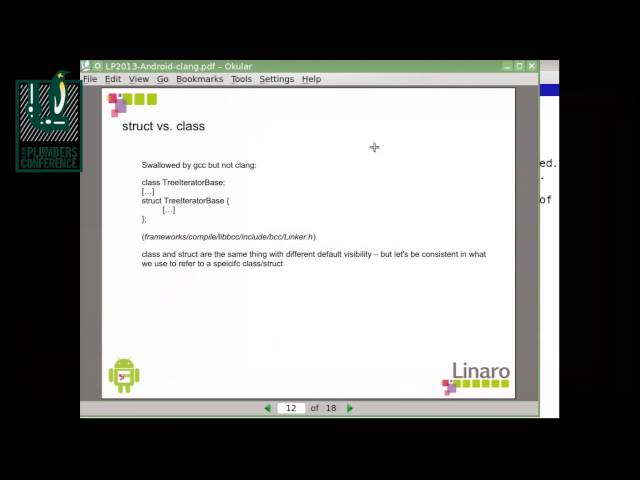 Getting Android userland to build with clang - Bernhard Rosenkraenzer, Linaro