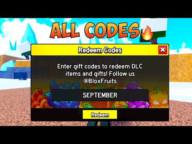 ALL WORKING BLOX FRUITS CODES IN SEPTEMBER 2026! 🎁 2X EXP + MORE!