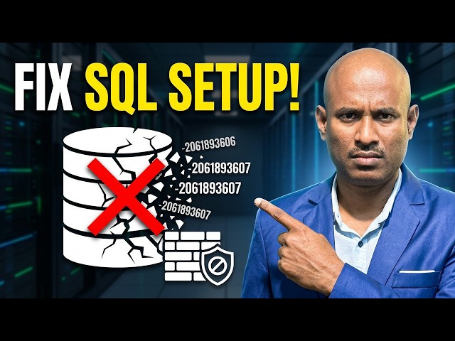 SQL Server Setup Failing? Here's Exactly What's Going Wrong
