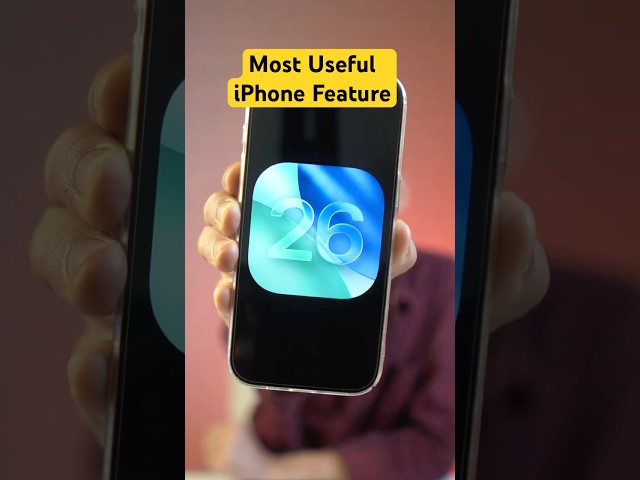 Most Useful iOS 26 Feature You Didn't Know About  #iphone  #apple  #appleiphone #ios #ios26