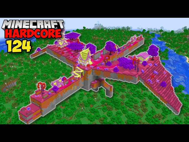 I Built An ENDER DRAGON BASE in Minecraft Hardcore