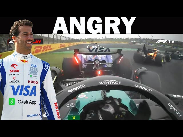 DANIEL RICCIARDO ANGRY ABOUT HIS THREE PLACE GRID PENALTY