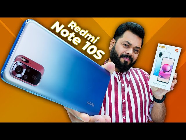 Redmi Note 10S अनबॉक्सिंग आणि First Impressions ⚡ 6.43" sAMOLED, Helio G95, 5000mAh & More