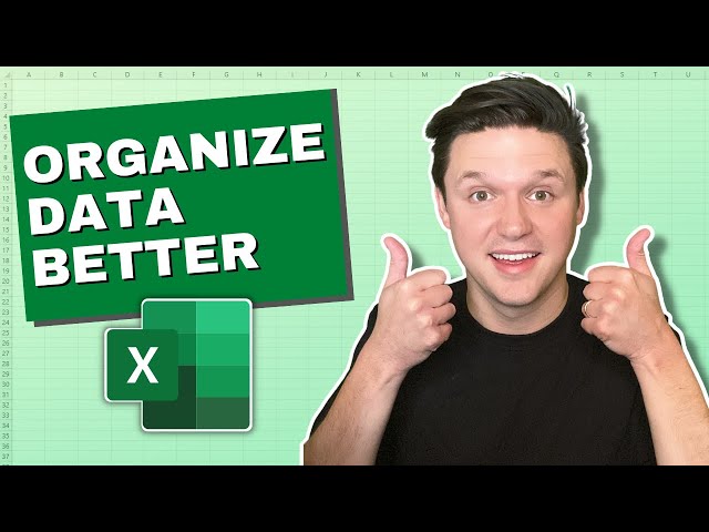 5 Simple Tips To Organize Excel Data