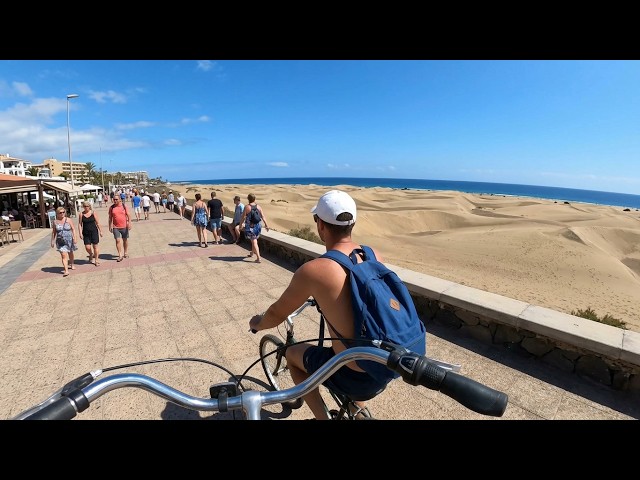 Realität in 360 Grad....Maspalomas und Playa del Ingles mit dem Rad unterwegs ...