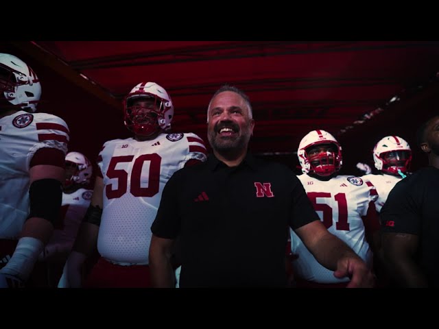 Matt Rhule's first run out with the Huskers | Nebraska Football 2025