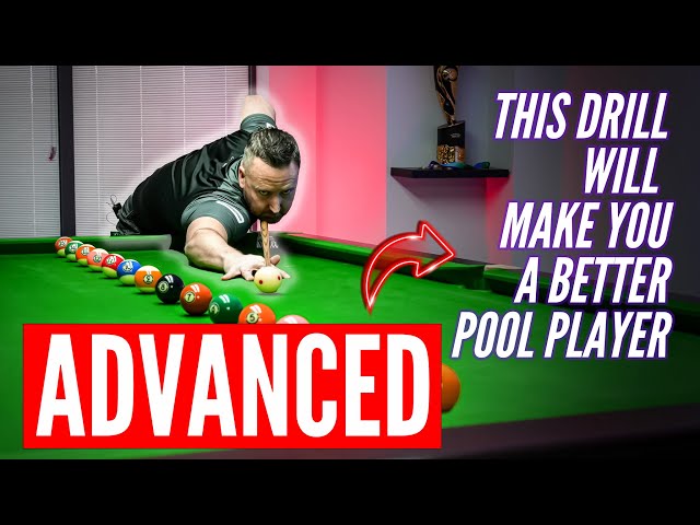 If you can complete this drill you are becoming a very good player 💪🎱 #8ballcoaching #coaching