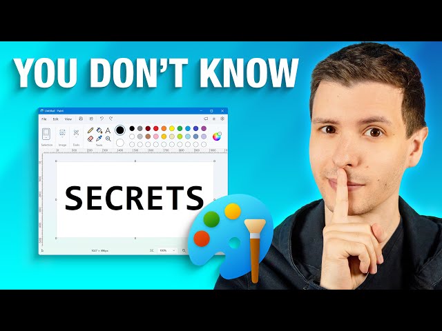Secret Features of MS Paint in Windows