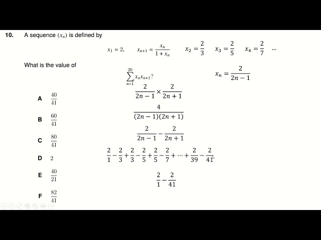 TMUA Euclid sample paper 1