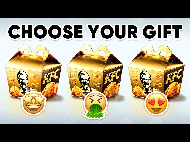 🎁 Choose Your GIFT...! LUNCHBOX Edition 🍔🍕🍫 🍨  How Lucky Are You? Daily Quiz
