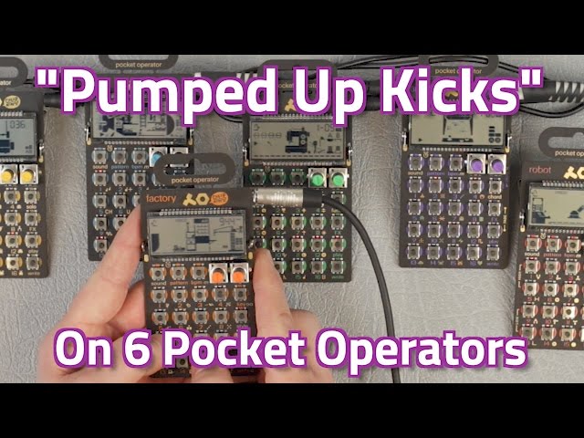 "Pumped Up Kicks" by Foster The People on Teenage Engineering Pocket Operators