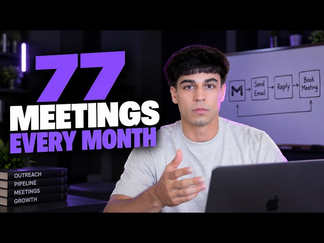 How I book 77 meetings per month (B2B cold email outreach)