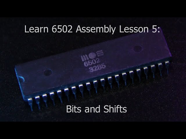 Learn 6502 Assembly Lesson 5 - Bits and Shifts