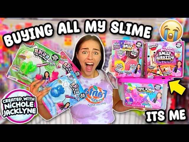 BUYING EVERY NICHOLE JACKLYNE SLIME!!! buying all nichole jacklyne store bought slime! 😱😱😱