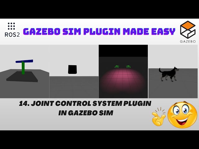 Joint Control System Plugin in Gazebo Sim | Tutorial Part 14