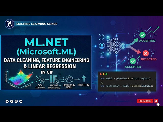 ML.NET (Microsoft.ML) - 14: Data Processing Pipeline, Data Cleaning, Transformation & ML.NET