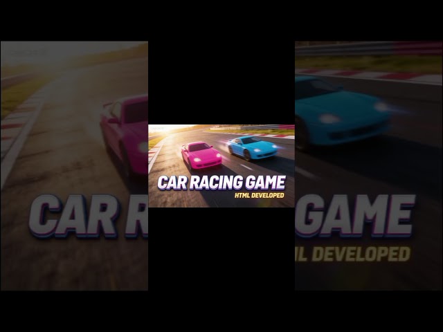 I Built a Neon Racing Game in JavaScript (No Game Engine!) 🏎️ | Mono Racer