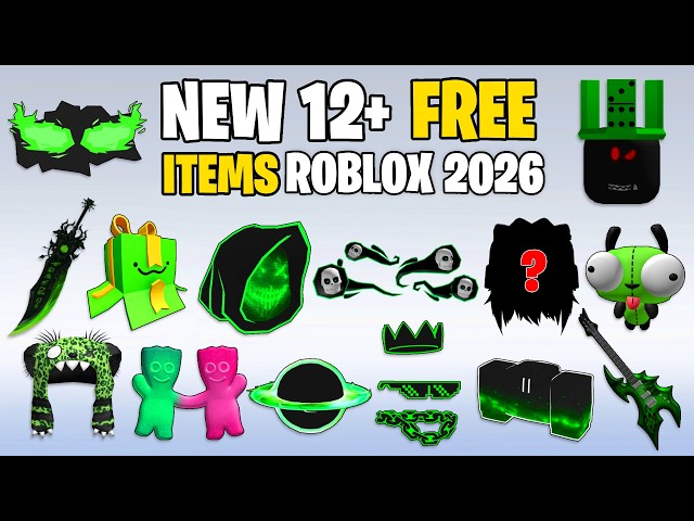 12 NEW FREE UGC ITEMS ON ROBLOX 2026! 🔥🤯