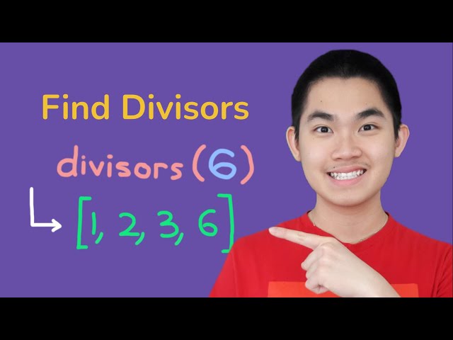 Find All Divisors of a Number (For Loop v.s Recursion)