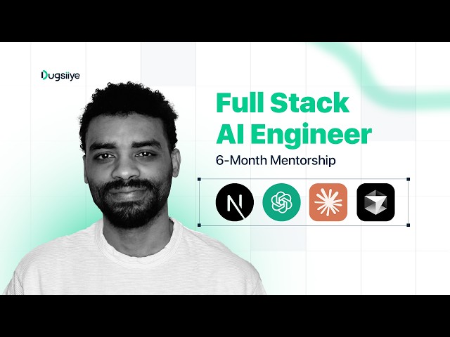 Noqo  AI Engineer |  Full Stack Somali AI Engineer Mentorship