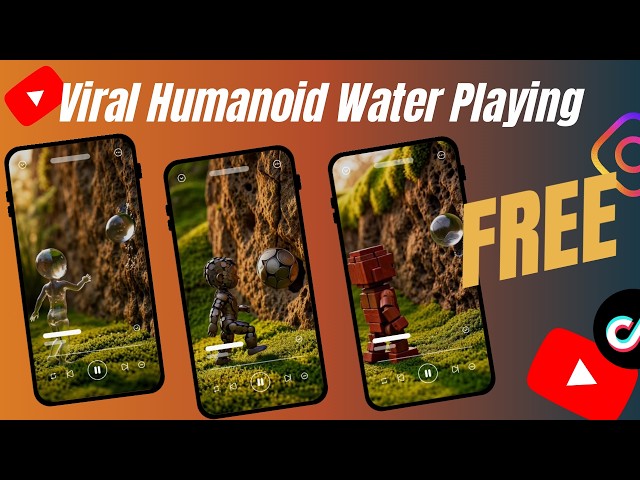 Create humanoid water playing football animation #aiasmr #aiasmrvideo #aiasmrviral
