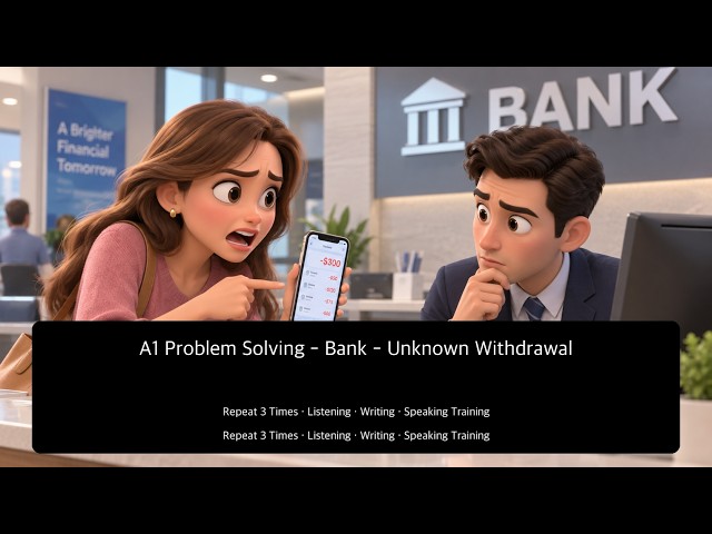 English | Unknown Withdrawal | Problem Solving A1 #001 | 333 Training